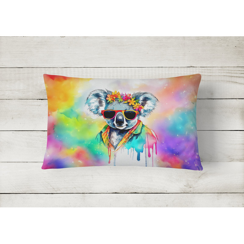 Hippie Animals Other/No Pattern Throw Pillow