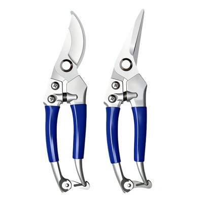 2-Pack Zinc Alloy Pruning Shears Set for Gardening