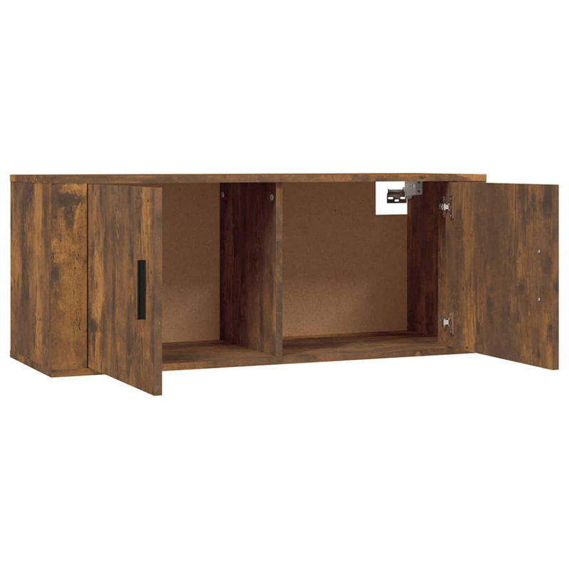 Ballera Floating TV Stand for TVs up to 43", Smoked Oak