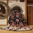Machine Washable Persian Brown Area Rug-2116851464