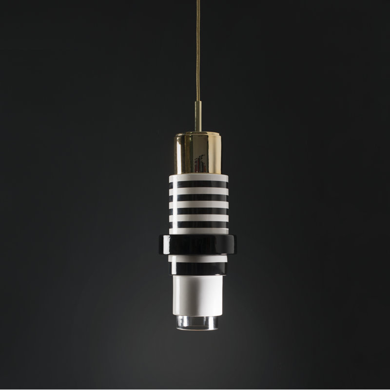 Emeline 1 - Light Gold Unique/Statement Pendant
