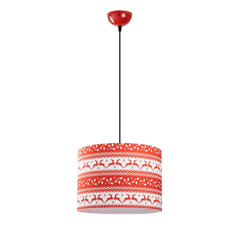 Luminaire suspendu tambour 1 lumière Elberton