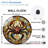 Crab Wall Clock Decorative Unique Art Art - 12'' Modern Glass Wall Clock