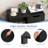 2 Pcs 3-cube Bookcase Organizer With 2-tier Wooden Storage Shelf & Pull-out Drawer 