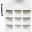 Armoire à vin de 47 po avec porte de grange coulissante, armoire buffet avec porte-bouteilles de vin, armoire de rangement pour la cuisine, la salle à manger 47 po
