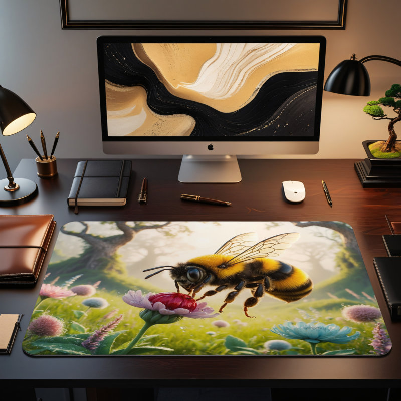 Polyester Desk Pad, 23.6x13.8