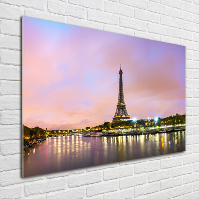 Eiffel Tower Paris - No Frame Print on Glass