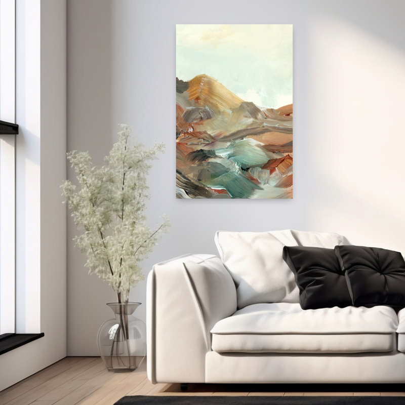 Art contemporain contemporain contemporain, H 36 po x l 24 po