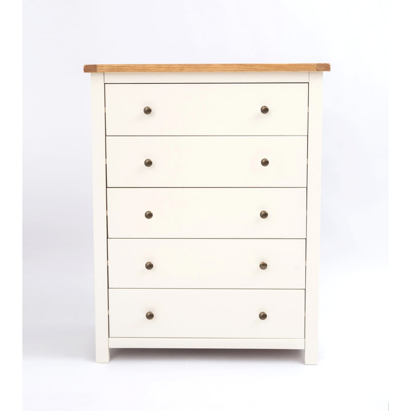 Hendrix 90cm W 5 - Drawer Chest of Drawers