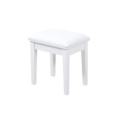 Tabouret de coiffeuse avec coussin et pieds solides