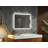 Bathroom Mirror with Led Lights, Anti-Fog, Wall Mounted, Dimmable, Horizontal/Vertical-1928911517