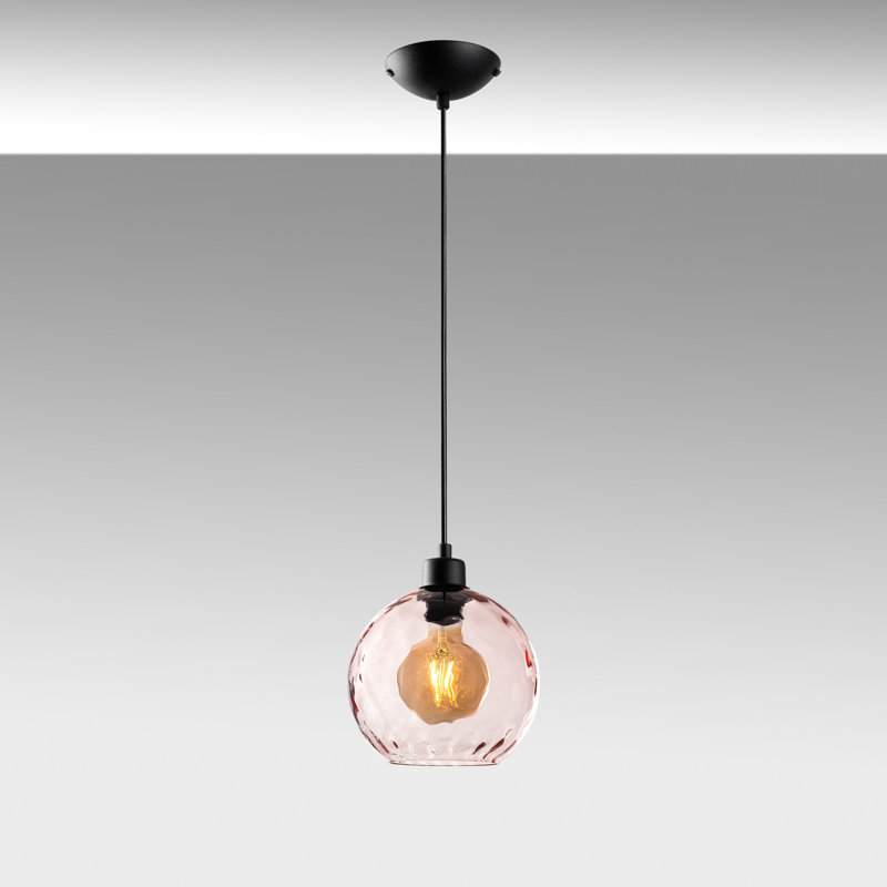 Sheen - Light Pendant, Pink, Black