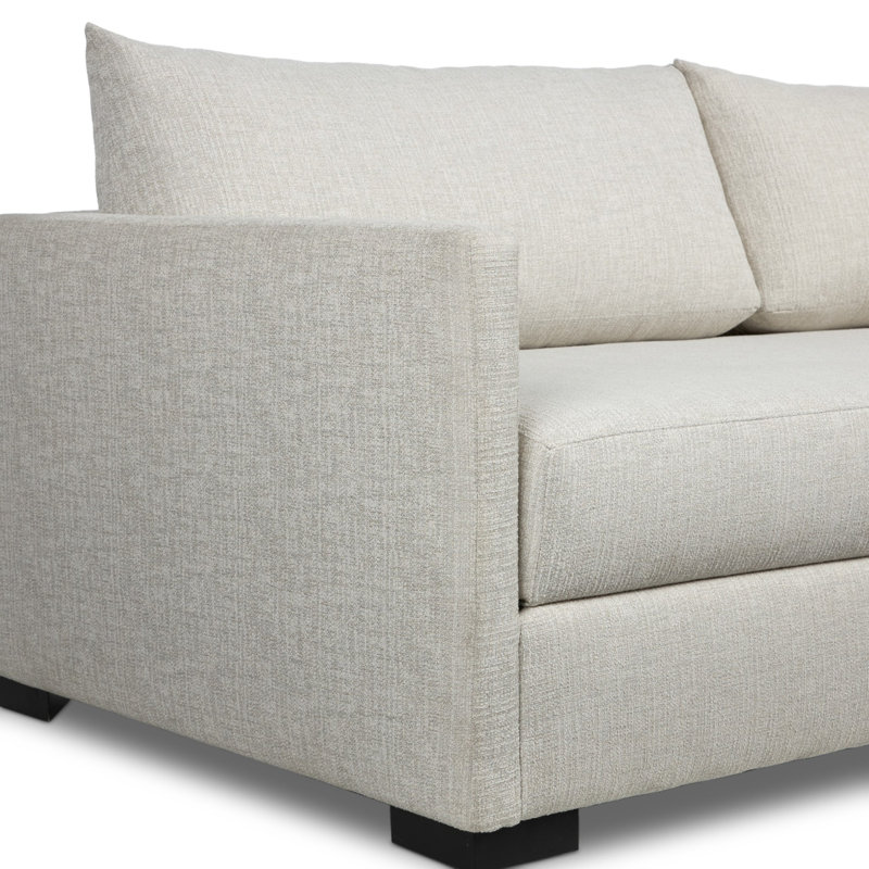 Wickham Chaise Sectional, 35" H x 126.5" W x 61" D, Right Arm Facing W/Storage