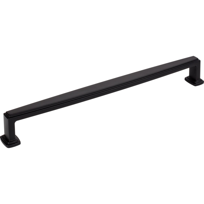 Matte Black 18" Modern Appliance Pull with Mounting Hardware