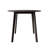 5-Piece Counter-Height Round Dining Set with Cushioned Linen Chairs, Teal-1247422494