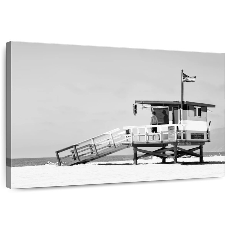 Tour de sauveteur Gillard en Californie - Venice Beach, H 26 po x l 39 po