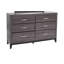 Commode double 6 tiroirs Braylea