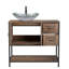 Meuble-lavabo simple 36 po avec lavabo sur pied Farmhouse-1864242793-1864242795
