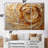 Brown Gilded Mocha Spiral - Abstract Spirals Canvas Wall Art Set-112015062-111764946