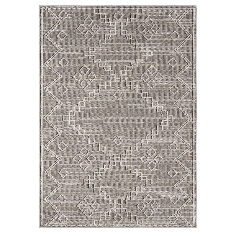 Tapis intérieur / extérieur en polypropylène Cristine, Rectangle 2 pi x 3 pi
