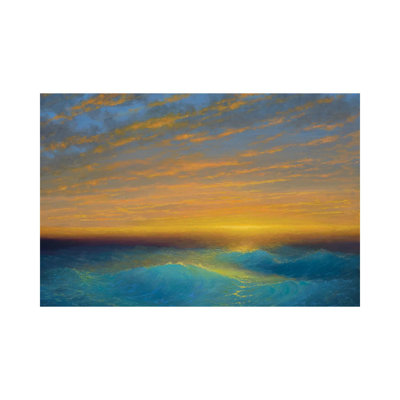 Breaking Sun After The Storm Florida by Ken Salaz - Wrapped Canvas Painting