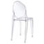 Chaise d'appoint Benas en transparent