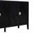 TREXM Round-Groove Sideboard - Retro Storage Cabinet for Dining & Living Room-931329154