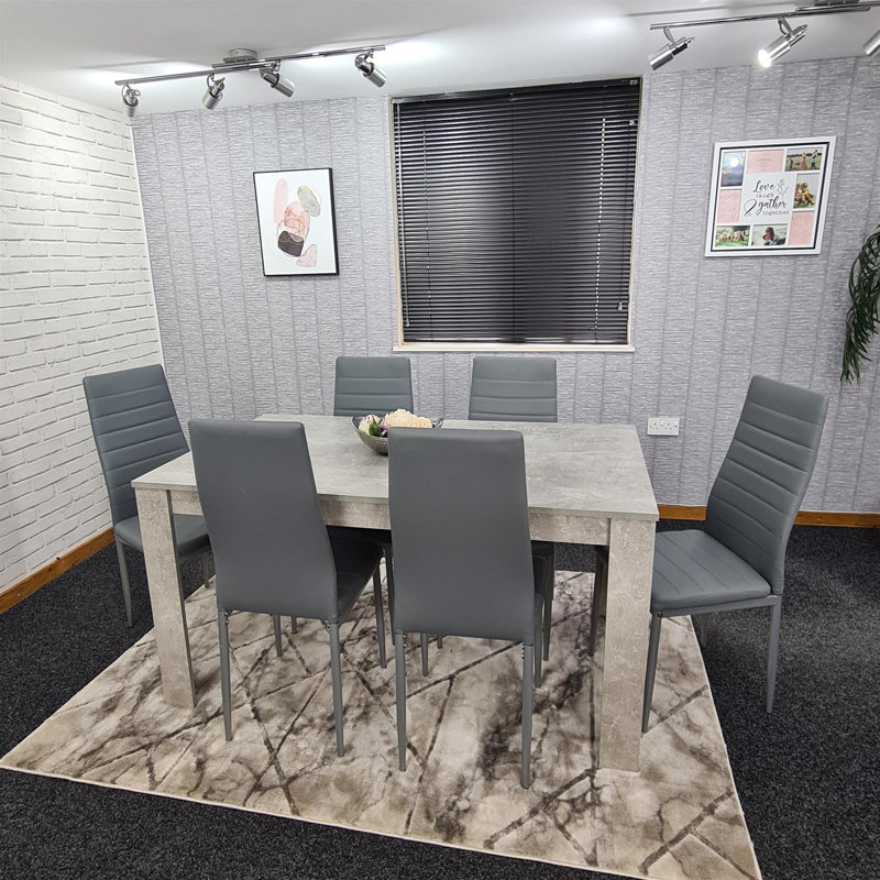 Rohun 2 - Person Dining Set, Grey
