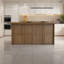 Îlot de cuisine 70,87 "de style rétro avec rangement et design classique