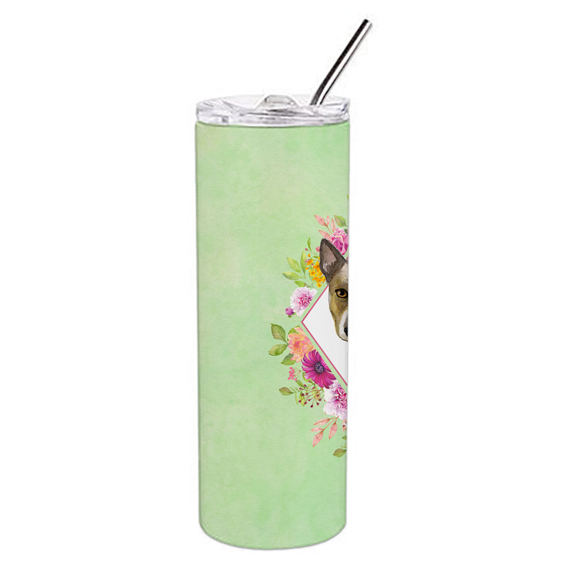 E23BF9F8391D466E9CA4F8DFEBD9A7DB de verre 20 oz à double paroi en acier inoxydable chiot, Chien thaïlandais à crête dorsale