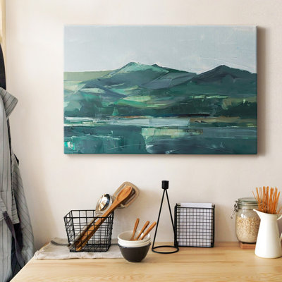 Green Grey Mountains II sur toile