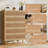 Rattan Dresser with 5 Drawers, Tall Modern Closet with Deep Storage, Large Chest of Drawers with Wide Top-1973275364