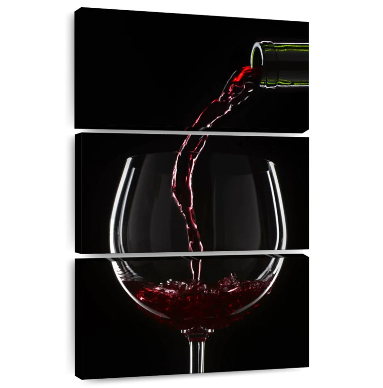 Yarlin, un verre de vin, H 45 po x l 28 po