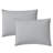 Hedberg Gray Microfiber 3 Piece Quilt Set-2118291796