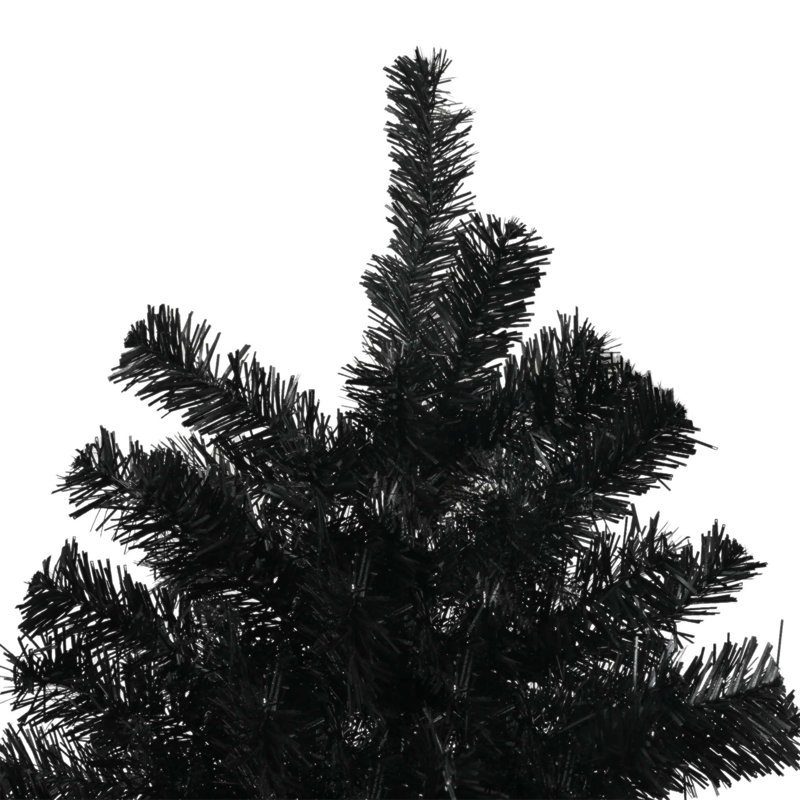 Arbre de Noël artificiel de 7,5 pi avec 1346 pointes de branches, conception à ouverture automatique et base en acier pour une installation facile et un décor des Fêtes