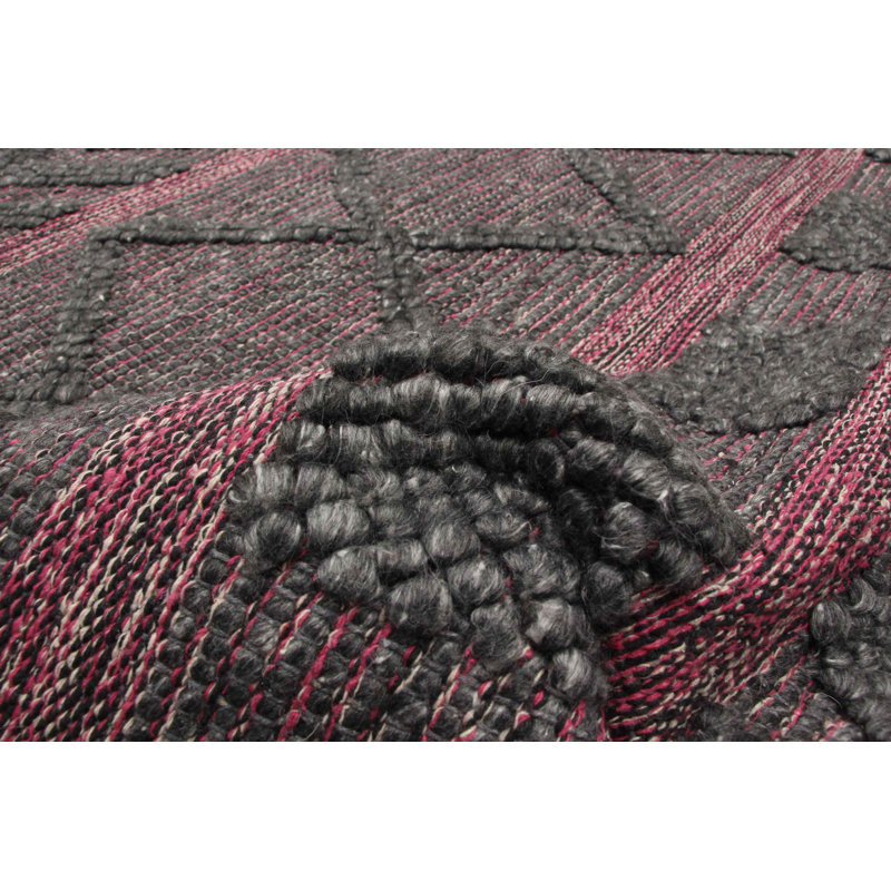 Tapis unique en laine nouvel âge rectangulaire Haila 5 pi 1 po x 8 pi Haila