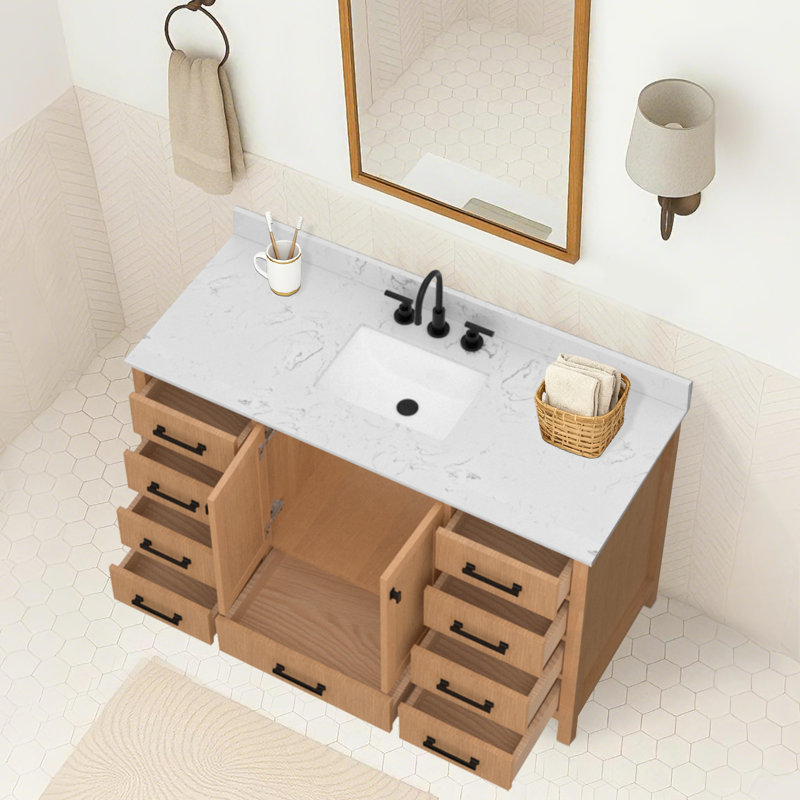 Cholena 54 Inch Bathroom Vanity With Single Sink