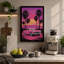 Neon Drive Retro 1 Piece Wrapped Canvas Wall Art-1641455485-1641455462