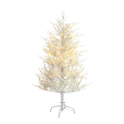 Arbre de Noël artificiel blanc 4 pi