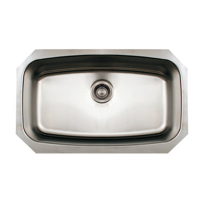 Noah's 29.5'' L Single Bowl Stainless Steel Kitchen Sink