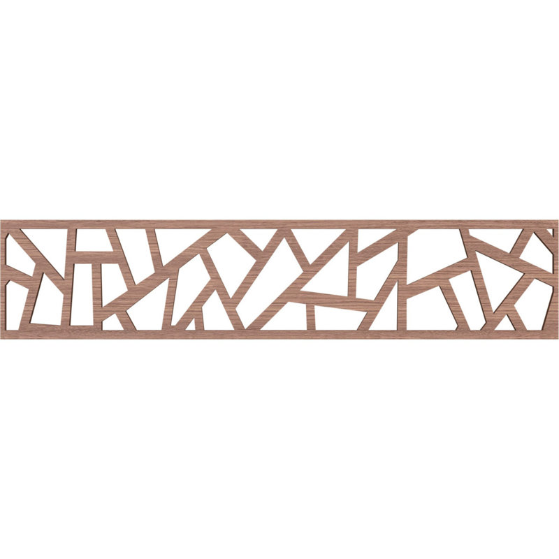 Moulure noyer 46 3/4 "x H 10" x H 3/8 "Harrisburg, H 10 po x l 46,75 po x P 0,375 po, Noyer