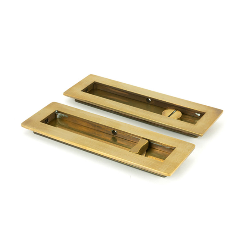 Door accessory, Aged Brass, 17.5cm H x 6cm W x 1.3cm D