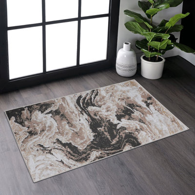 Tapis non pelucheux, élégant et résistant aux taches