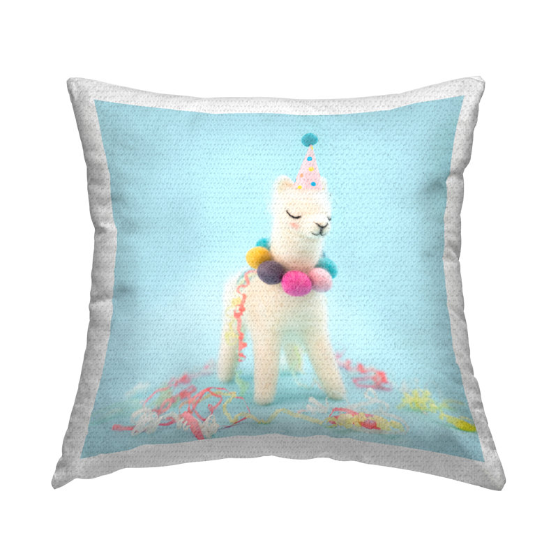 Coussin extérieur Party Alpaca