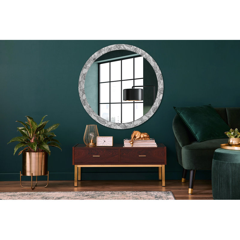 Huldar Glass Flat Wall Mirror