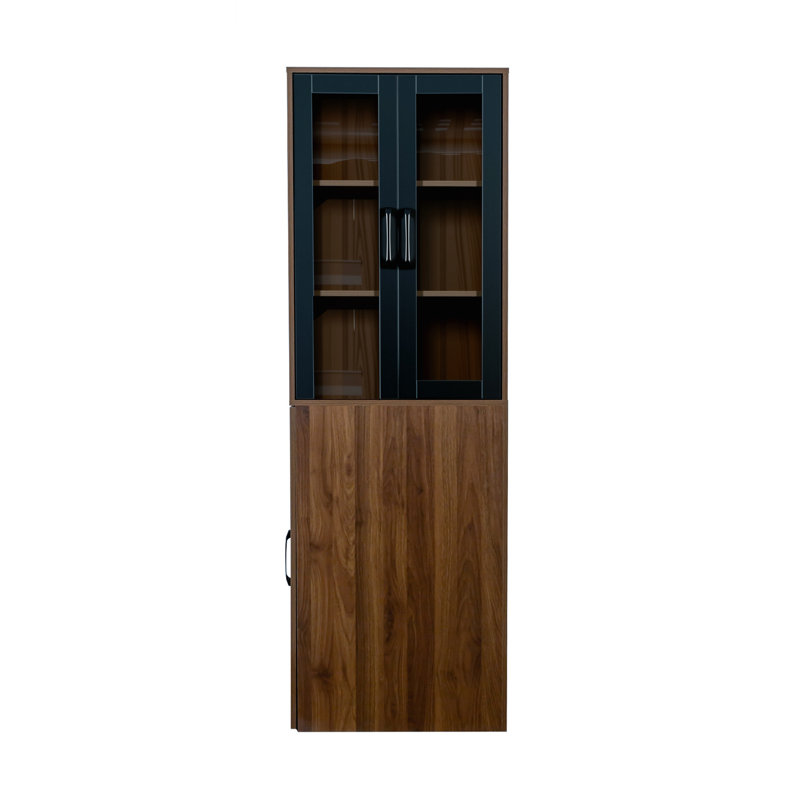 Display Storage Cabinet, Walnut