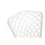 Ensemble bistro en fonte d'aluminium antirouille pour patio, 3 pièces et 1 table ronde avec coussin blanc