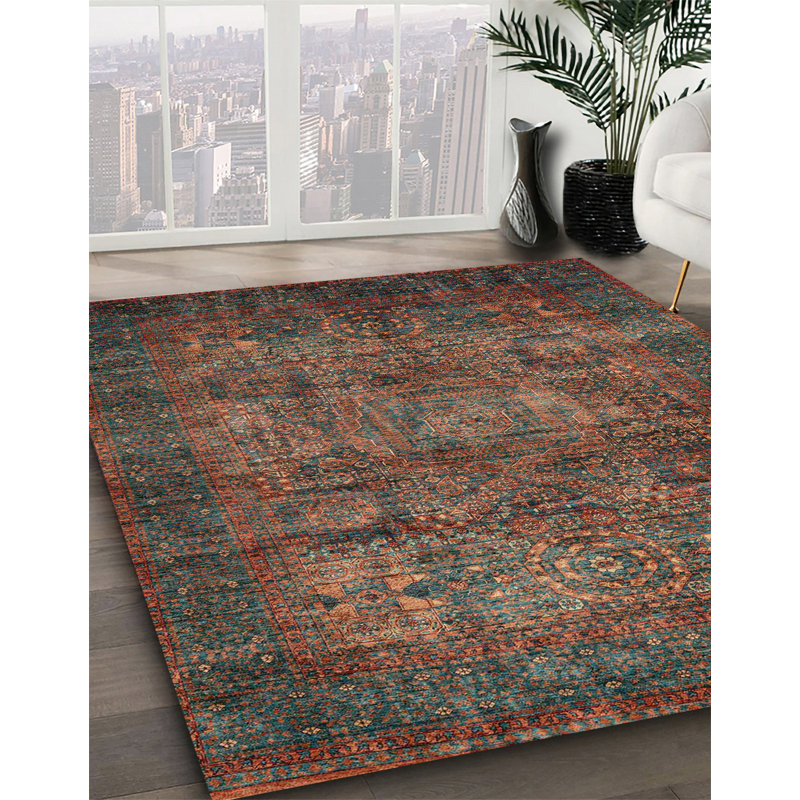 Varna Oriental Indoor Rug, Round 5'
