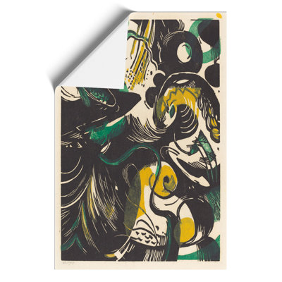 Genesis Ii by Franz Marc - Frameless Print
