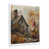 Cadre photo blanc simple, bois massif